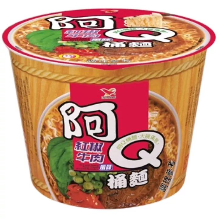 阿Q桶麵-紅椒牛肉