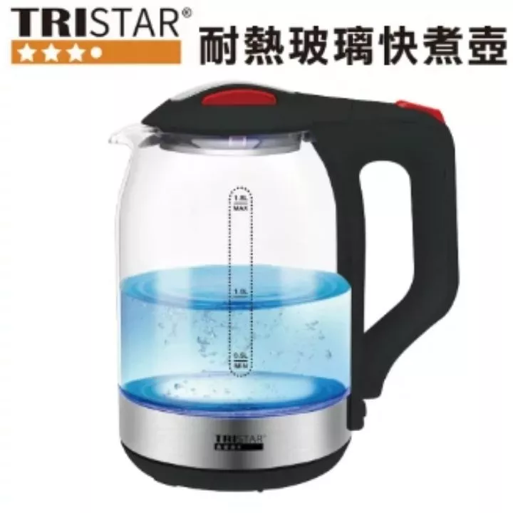 耐熱玻璃快煮壺1.8L