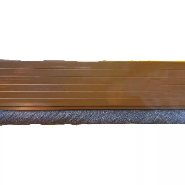 木紋色門底縫擋條+毛刷/130CM